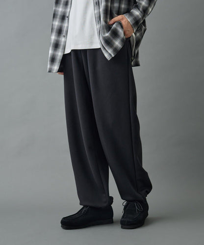 【AW季節/可搭配套裝】TC針織抽繩長褲