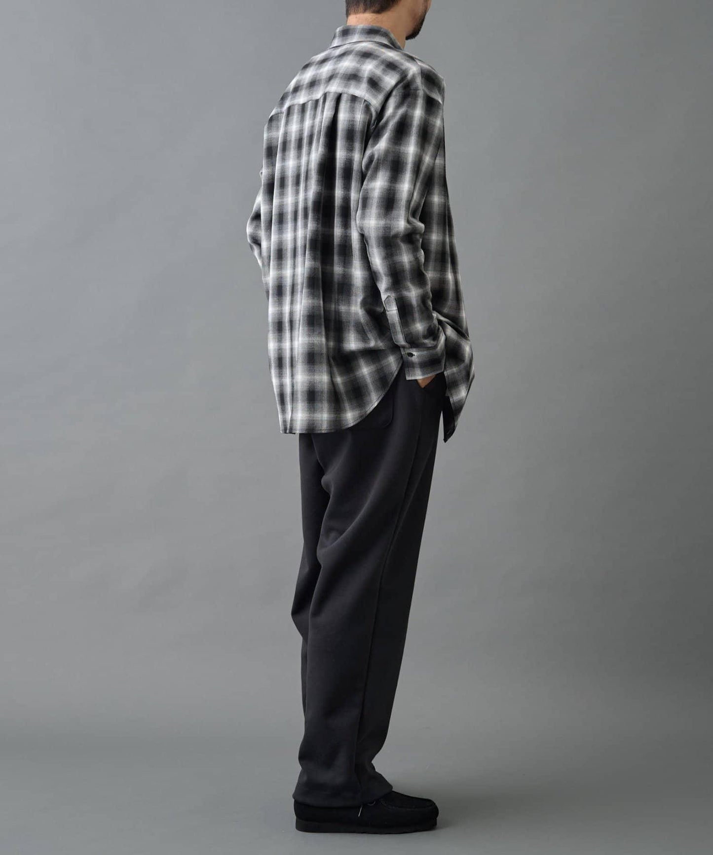 【AW季節/可搭配套裝】TC針織抽繩長褲