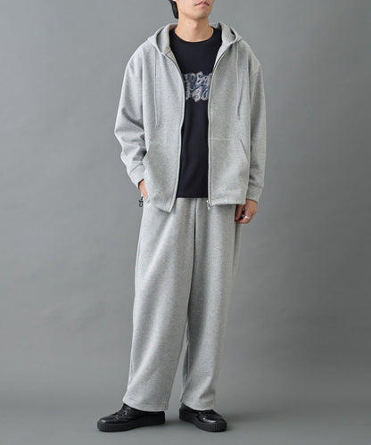 【AW季節/可搭配套裝】TC針織拉鍊連帽衛衣