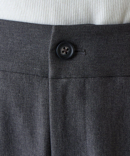 【AW/可搭配套裝】仿羊毛褶皺寬鬆長褲