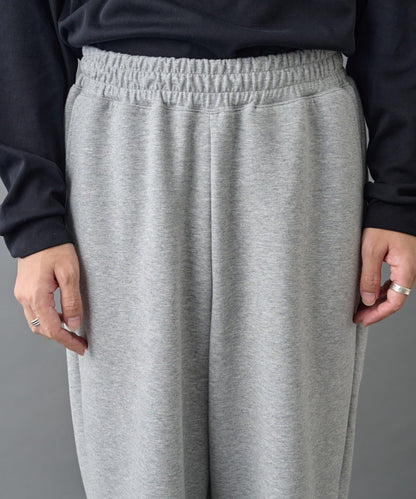【AW季節/可搭配套裝】TC針織抽繩長褲