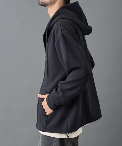 【AW季節/可搭配套裝】TC針織拉鍊連帽衛衣