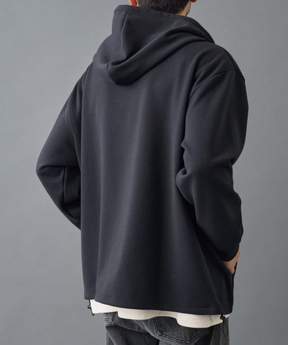 【AW季節/可搭配套裝】TC針織拉鍊連帽衛衣