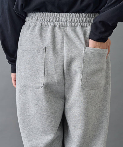 【AW季節/可搭配套裝】TC針織抽繩長褲