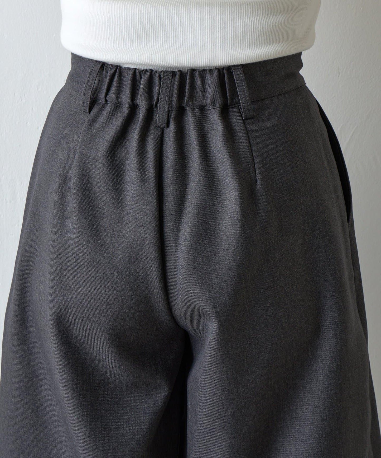 【AW/可搭配套裝】仿羊毛中褲