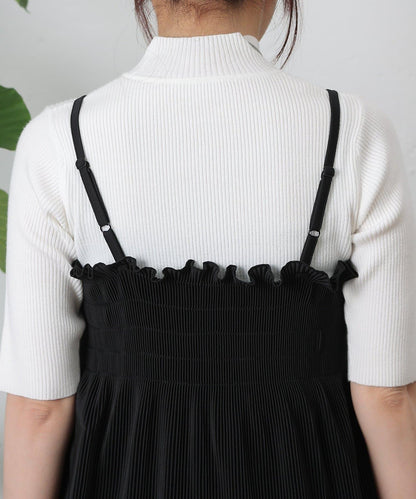 【AW】褶皺抽繩長款上衣