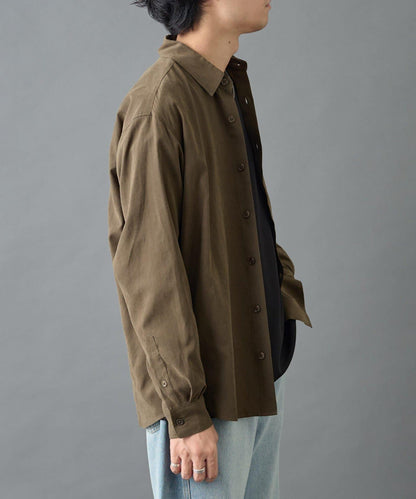 【AW/可搭配套裝】窄版桃皮常規襯衫