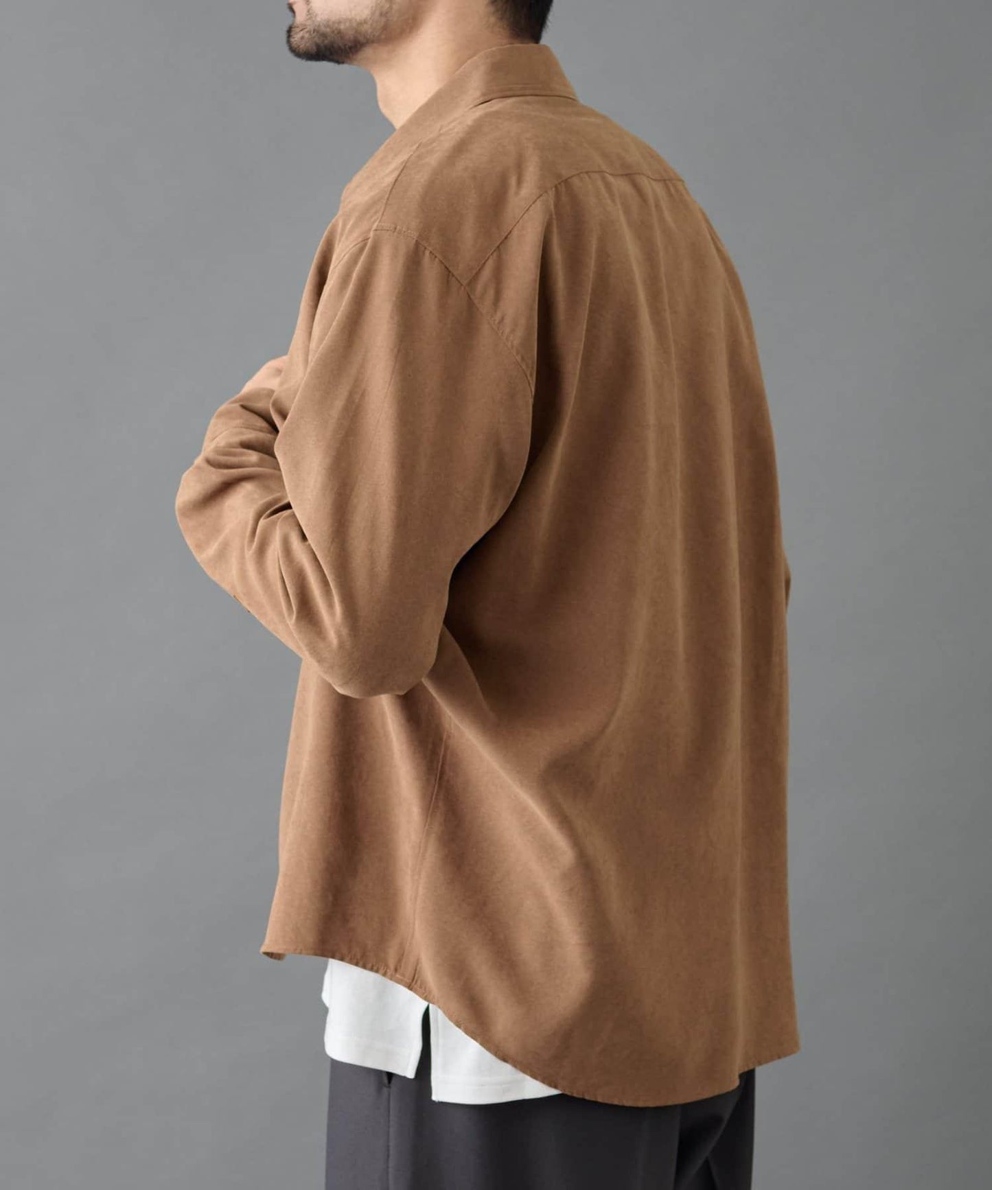 【AW/可搭配套裝】窄版桃皮常規襯衫