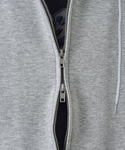 【AW季節/可搭配套裝】TC針織拉鍊連帽衛衣