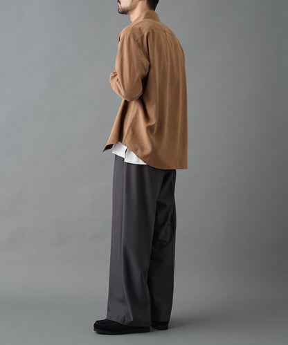 【AW/可搭配套裝】窄版桃皮常規襯衫