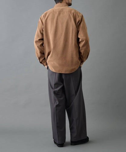 【AW/可搭配套裝】窄版桃皮常規襯衫