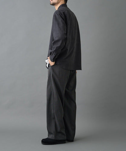 【AW/可搭配套裝】窄版桃皮常規襯衫