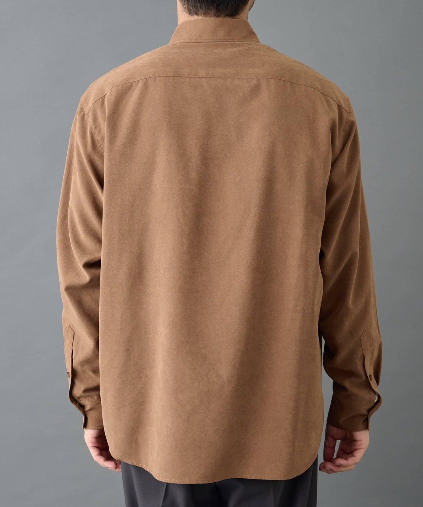 【AW/可搭配套裝】窄版桃皮常規襯衫