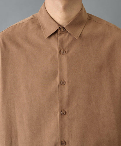 【AW/可搭配套裝】窄版桃皮常規襯衫