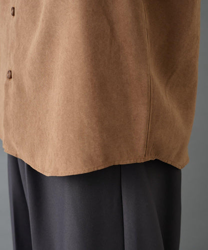 【AW/可搭配套裝】窄版桃皮常規襯衫