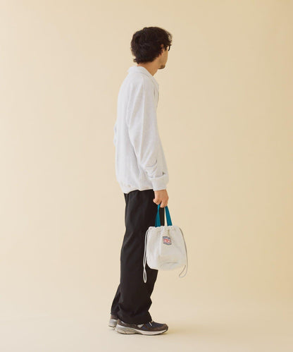 【DISCUS】男女同款加絨半拉鍊套頭衫