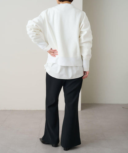 【Omekashi】順滑圓領針織衫