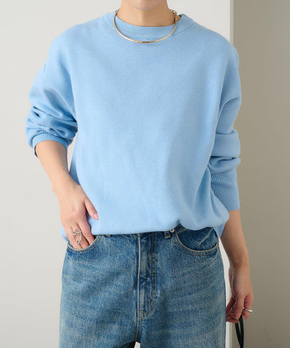 【Omekashi】順滑圓領針織衫