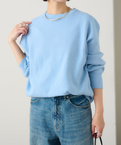 【Omekashi】順滑圓領針織衫