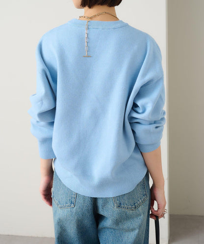 【Omekashi】順滑圓領針織衫