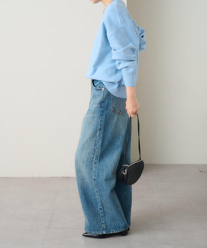 【Omekashi】順滑圓領針織衫