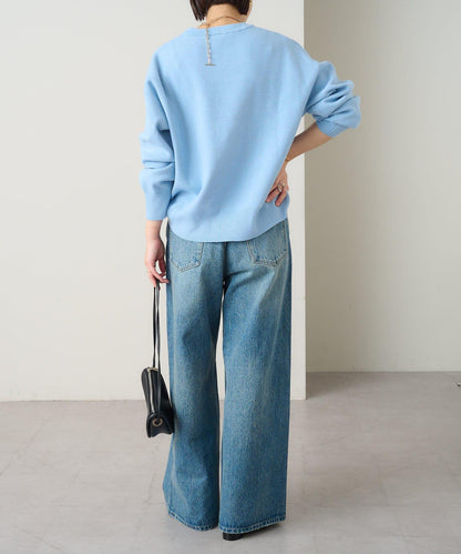 【Omekashi】順滑圓領針織衫