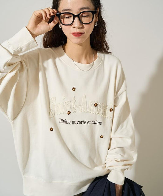 牛仔標誌雛菊衛衣