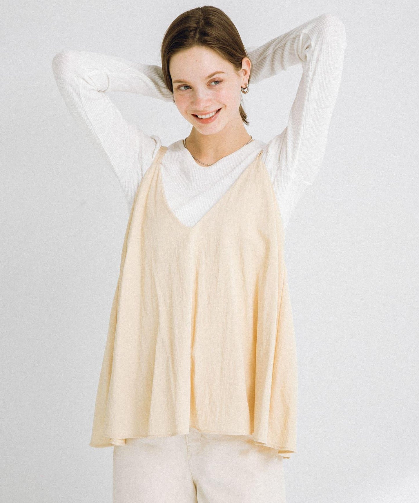 荷葉邊吊帶背心