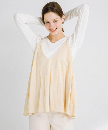 荷葉邊吊帶背心