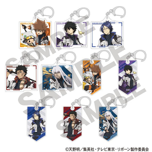 《家庭教師HITMAN REBORN!》 盒裝亞克力鑰匙扣 掛旗款 【全套BOX/10個裝】