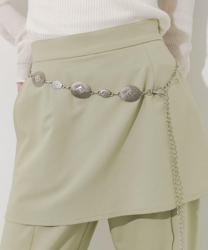 圓形裝飾鏈條腰帶