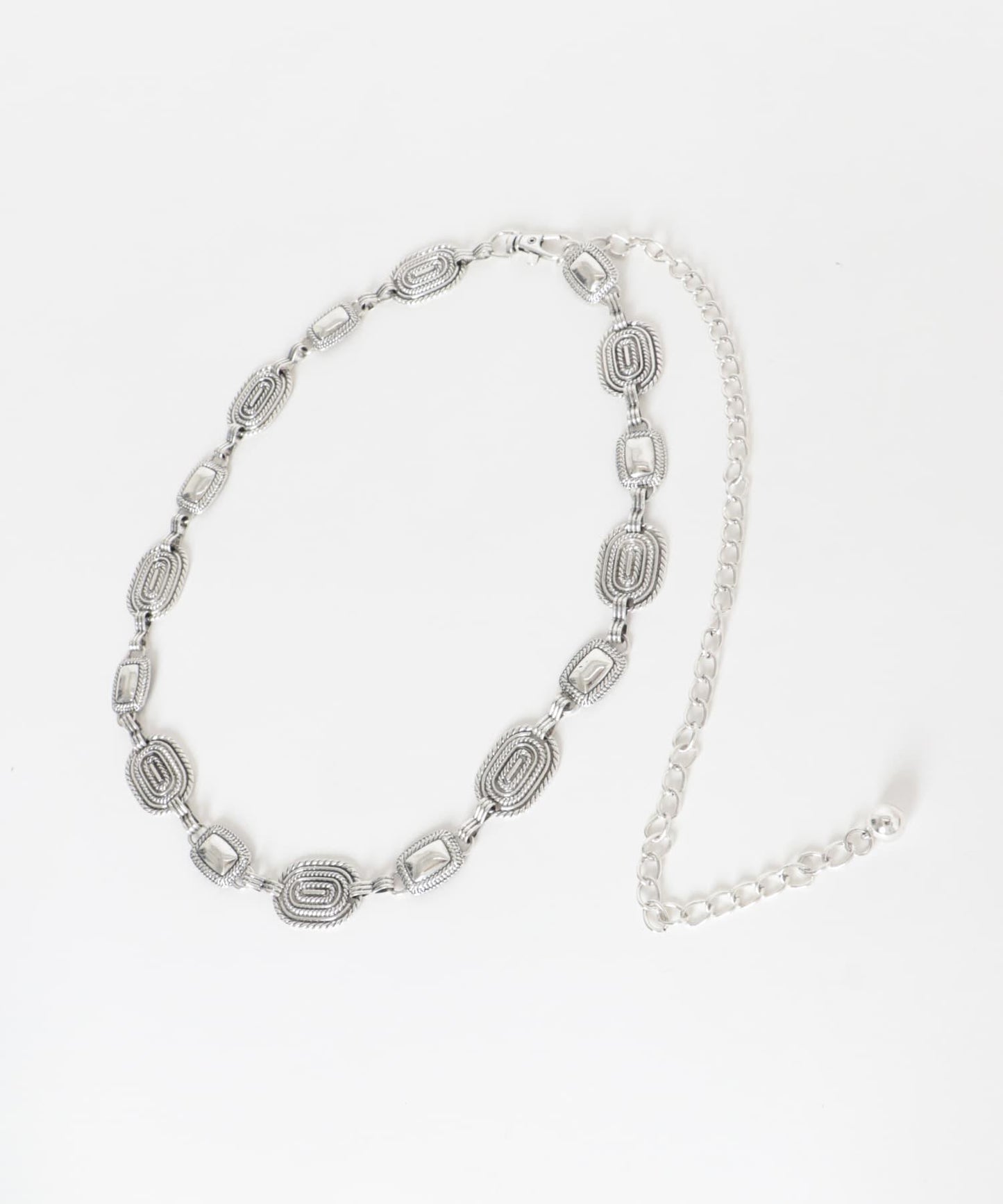 圓形裝飾鏈條腰帶