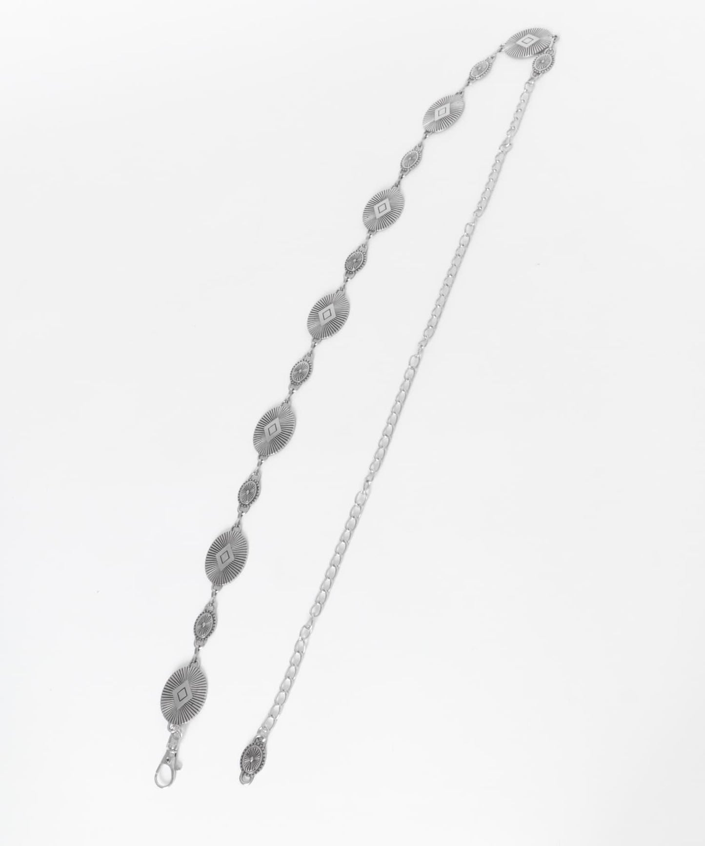 圓形裝飾鏈條腰帶