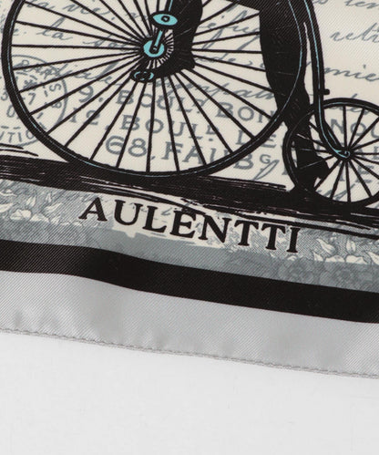 AULENTTI 大尺寸復古圖案絲巾