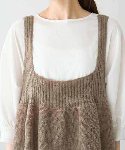 【25AW新色展開/リバイバル】ニットフレアビスチェ