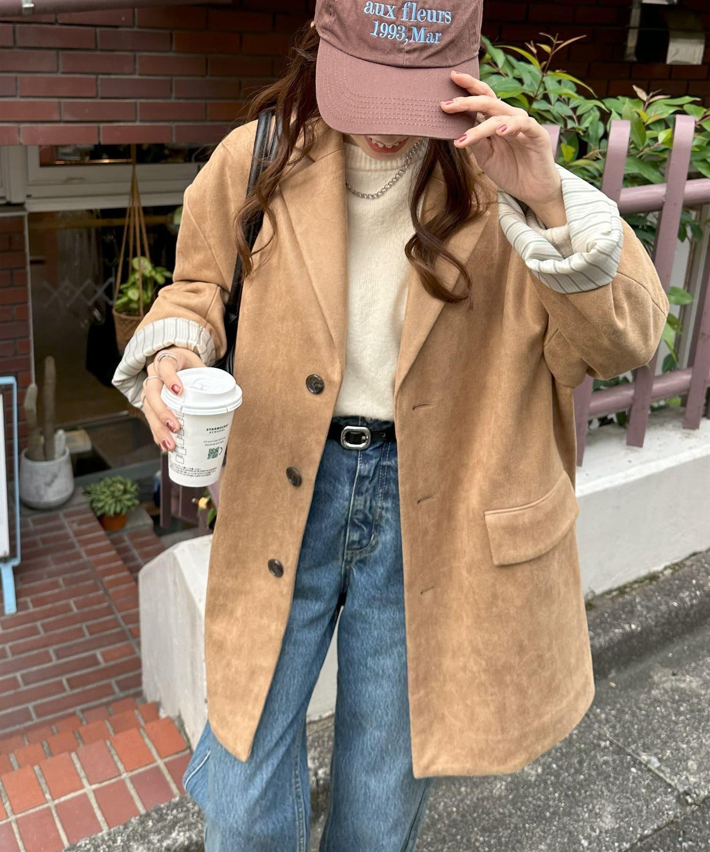 【Discoat】仿麂皮夾克