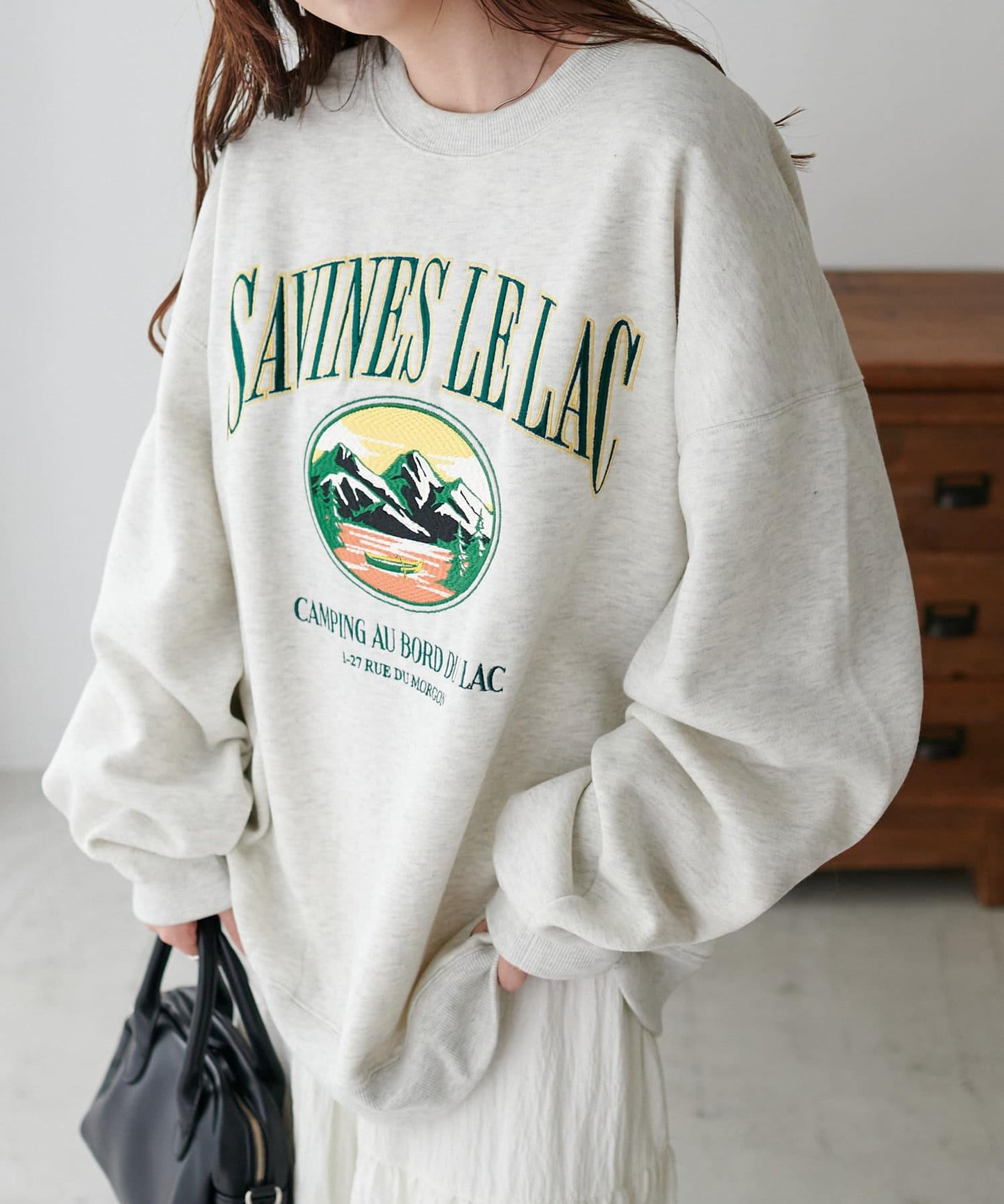 【Discoat】紀念款山脈刺繡衛衣