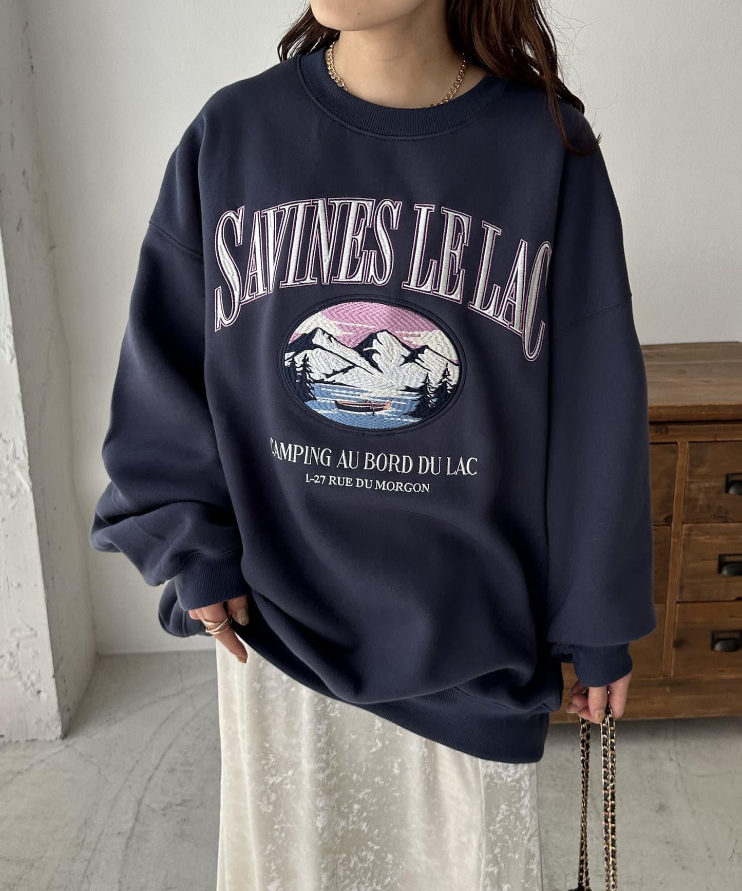 【Discoat】紀念款山脈刺繡衛衣