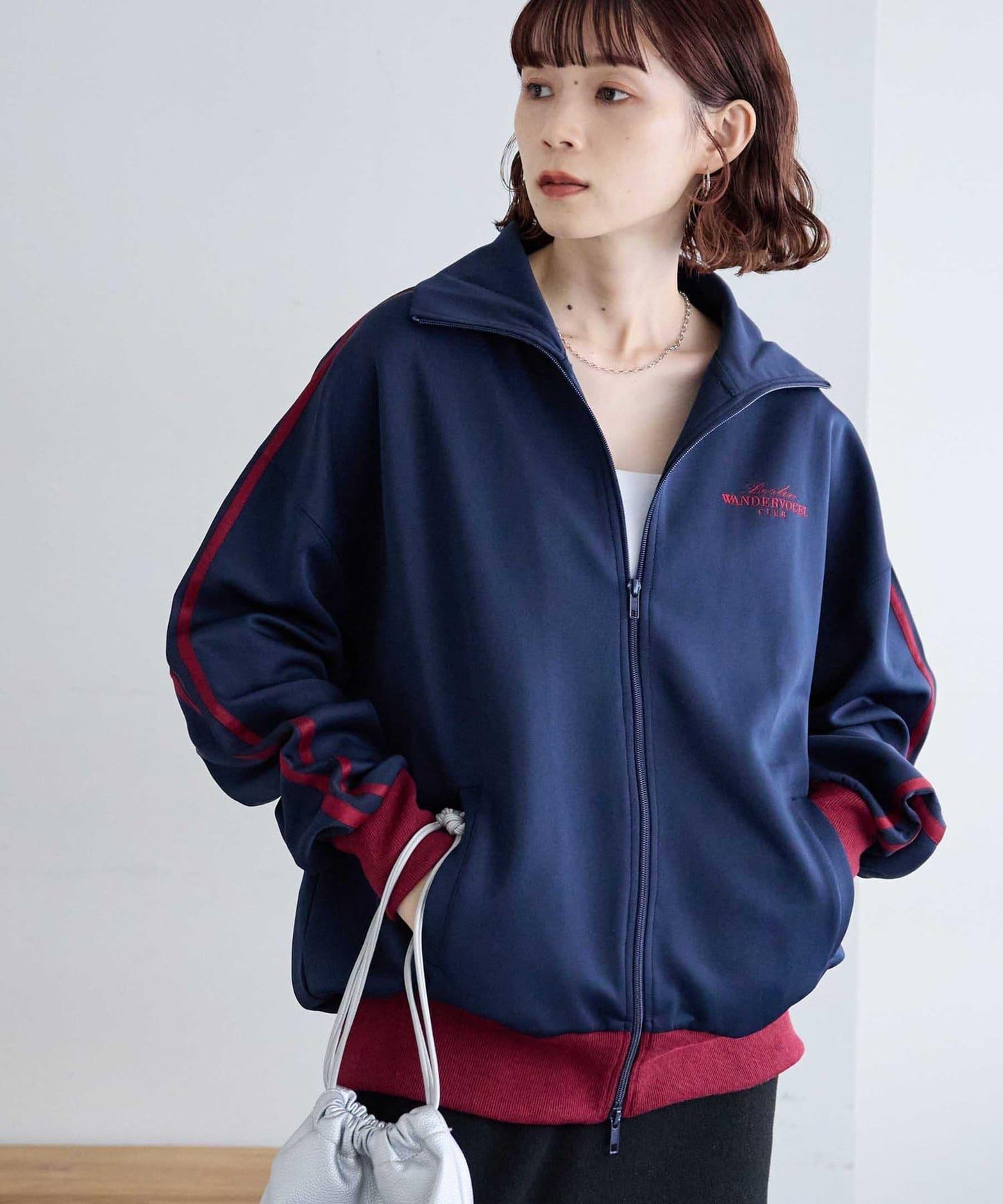 【Discoat】單點刺繡運動夾克