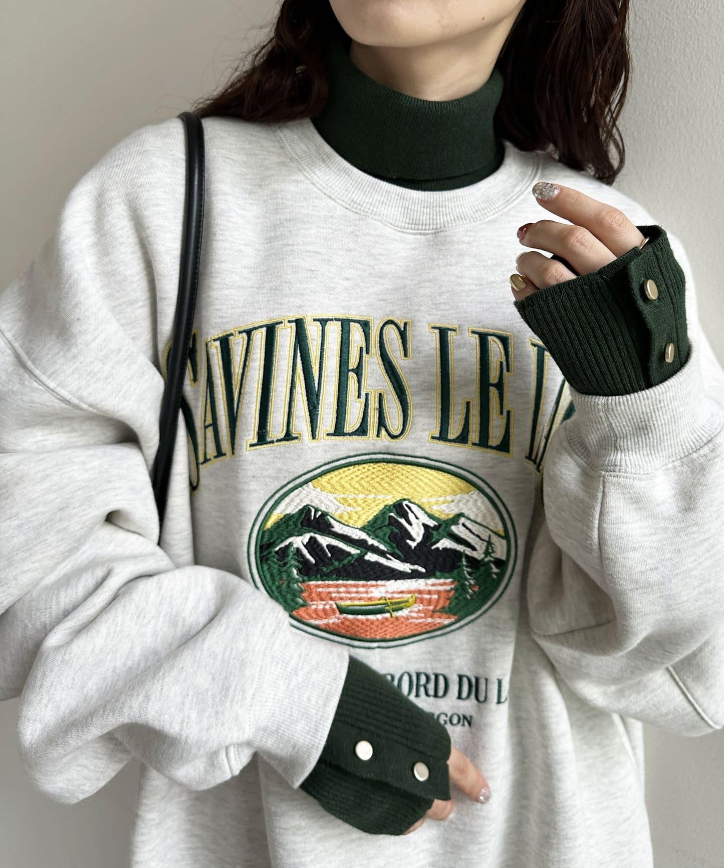 【Discoat】紀念款山脈刺繡衛衣