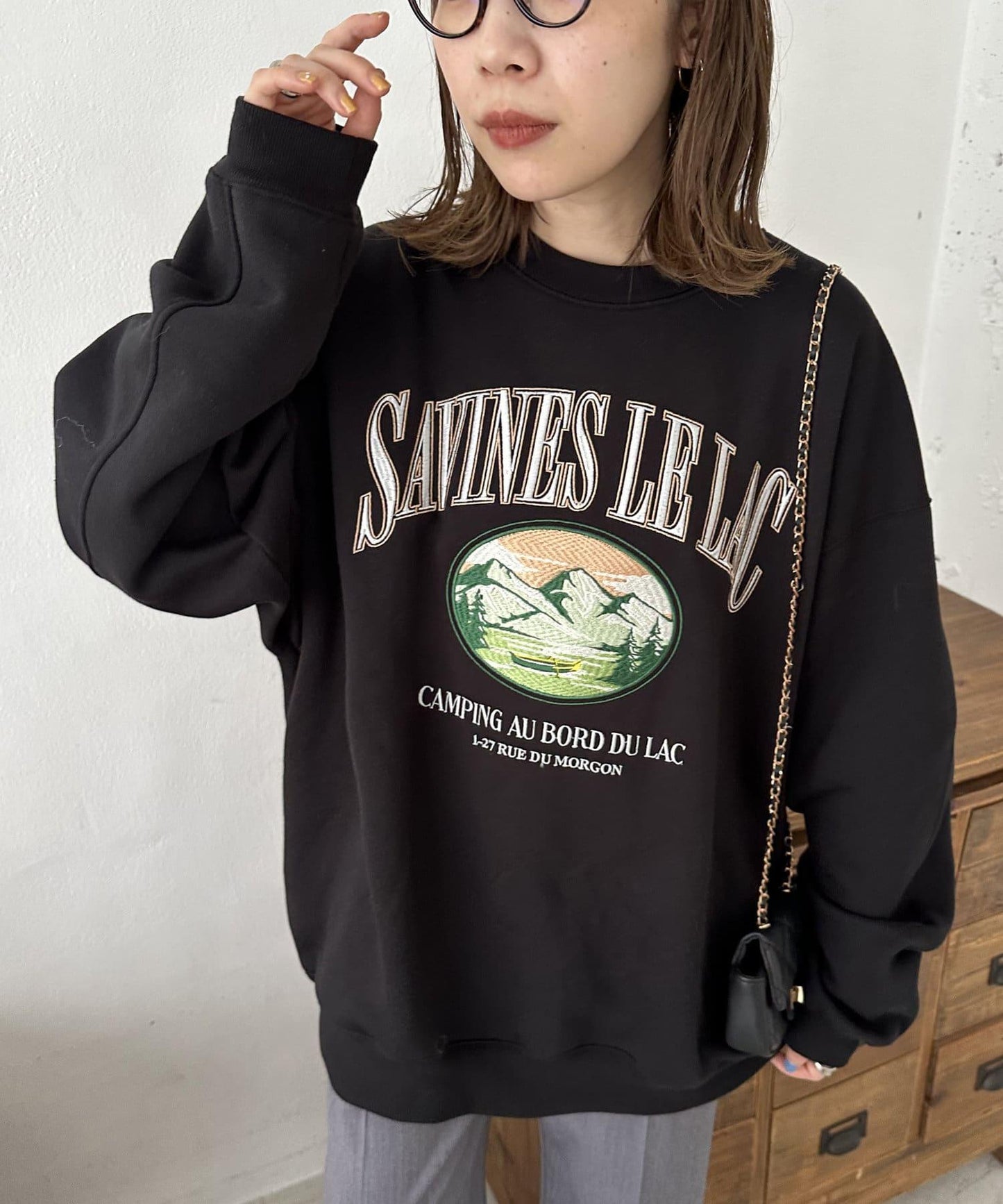 【Discoat】紀念款山脈刺繡衛衣