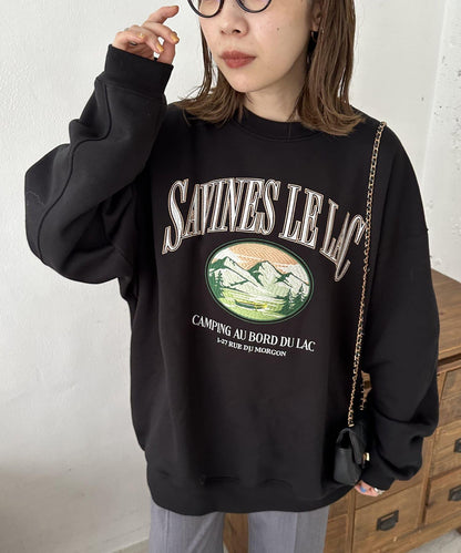 【Discoat】紀念款山脈刺繡衛衣