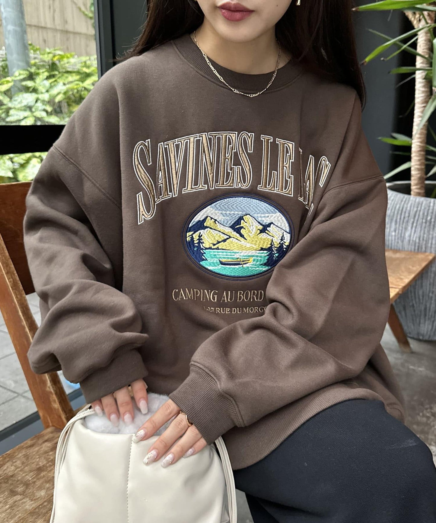 【Discoat】紀念款山脈刺繡衛衣
