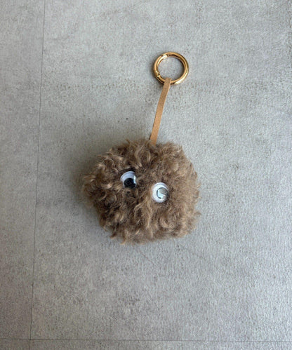 眼球毛絨掛件