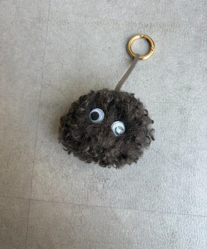 眼球毛絨掛件
