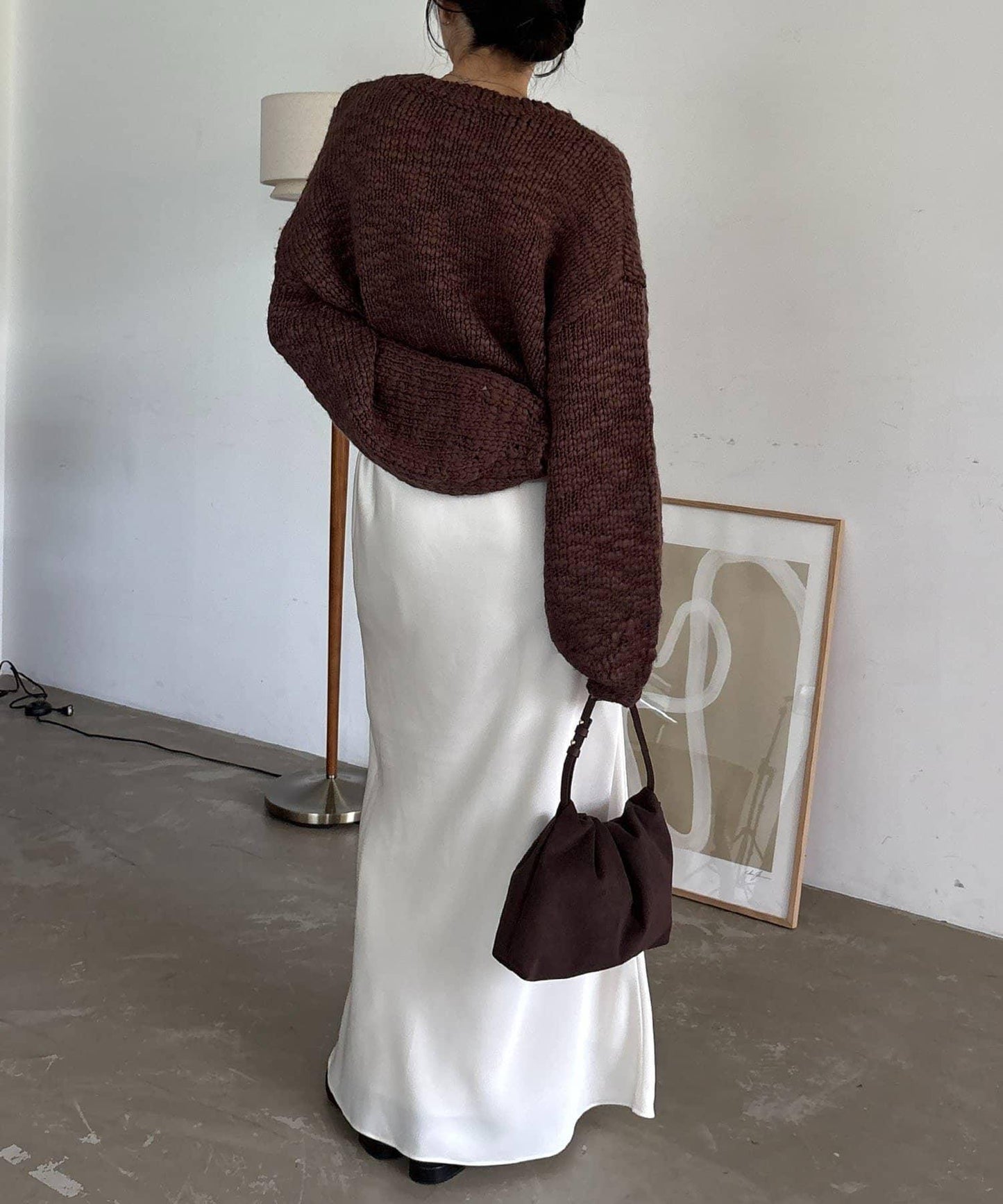 【LE'MAGE×gemeil聯名】粗紡拉鍊開衫