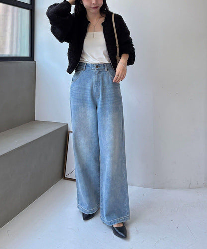 【LE'MAGE×gemeil聯名】粗紡拉鍊開衫