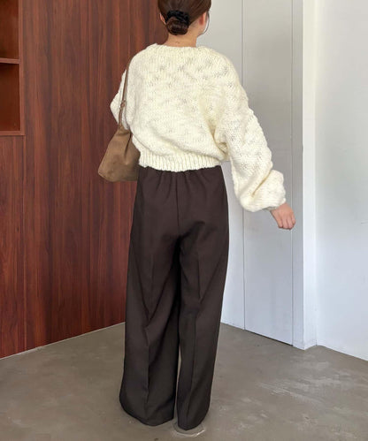 【LE'MAGE×gemeil聯名】粗紡拉鍊開衫