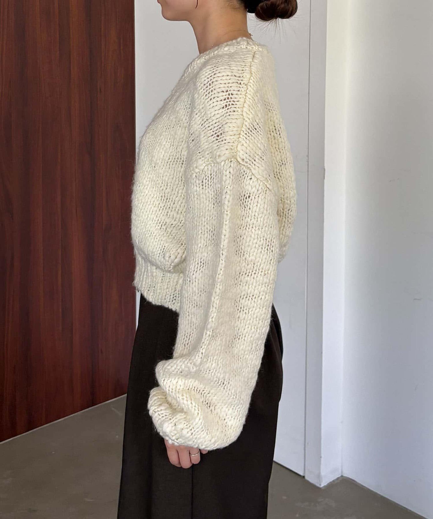 【LE'MAGE×gemeil聯名】粗紡拉鍊開衫