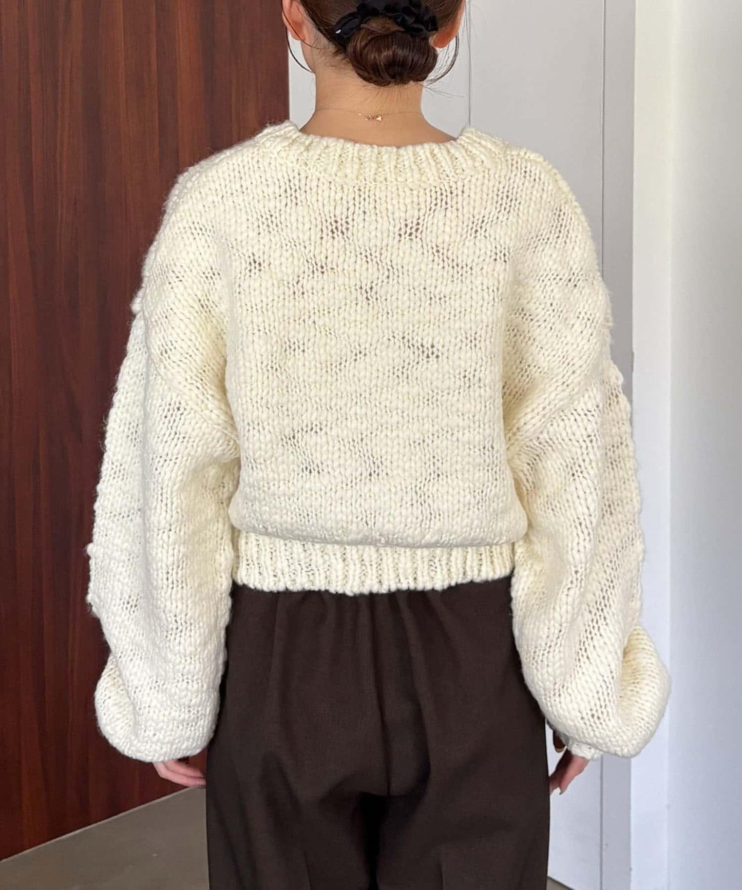 【LE'MAGE×gemeil聯名】粗紡拉鍊開衫